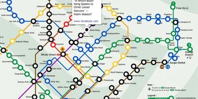 Carte de métro de Singapour